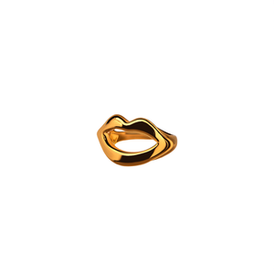 Fashion <b>Rings</b> 316L Stainless Steel PVD Gold Plating Sustainable Resistant Design - Product Image 2