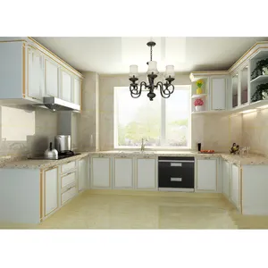 HS-CG1052 guangzhou fornecedor de laca de madeira gaveta armários gavetas de madeira moderna armário de cozinha