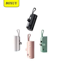 Nuevo Diseño, Batería de Emergencia Ligera y Mini de 3000mAh, Cargador Portátil con Diseño de Lápiz Labial, Power Bank de 5000mAh