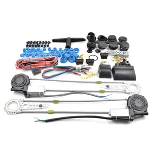 12 v DC universele auto elektrische 2/4-deur power type window motor/regulator/kit/onderdelen koppel