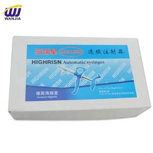 Jeringa Veterinaria Automática Ajustable de Recarga Automática, Reutilizable, de Plástico, para Vacunación de Animales de Granja - Product Image 4