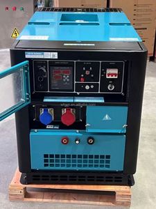 Di alta qualità 10KW 12KW 10KVA 15KVA 20KVA silenzioso AC DC casa Standby saldatore macchina generatore Diesel Inverter generatore - Product Image 2