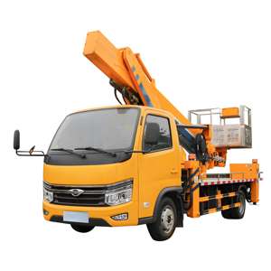 25 मीटर स्पष्ट बूट लिफ्ट फोटॉन 4x2 ट्रक घुड़सवार हवाई कार्य मंच 200 किलोग्राम हवाई कार्य वाहन - Product Image 1