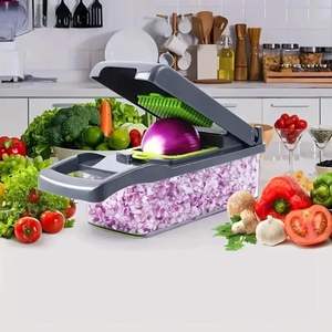 Utensilios de Cocina Manuales Multifuncionales, Cortador de Verduras, Rallador de Patatas, Rebanador de Rábanos para Uso Doméstico, para Cebollas - Product Image 2