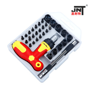 Jnt Ratcheting <b>Screwdriver</b> Set 33 In 1 Multipurpose With Anti Slip Handle For Home Repair And Maintenance - Product Image 5