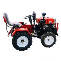 Mini tracteur multifonctionnel de 15 CV, léger et flexible, pour petites exploitations agricoles