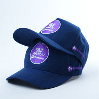 Gorra de Béisbol Personalizada de 5 Paneles con Logotipo Bordado a Mano, Tela Oxford, Diseño de Frutas, Visera Curva