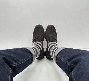 Mocassins pour hommes en PU et cachemire de haute qualité, style décontracté, chaussures plates de marque populaire, idéales pour la <span class=keywords><strong>marche</strong></span> - Product Image 6