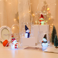 Soododo 2026 – Nouveau Coffret de Papeterie Créatif en PVC avec Bonhomme de Neige Lumineux pour Enfants de Maternelle – Idéal comme Cadeau de Noël ou Récompense Scolaire