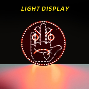 ไฟแสดงอารมณ์บนกระจกหลังรถยนต์ ไฟแสดงท่าทางนิ้วมือบนหน้ารถ อุปกรณ์ตกแต่งรถยนต์ - Product Image 3