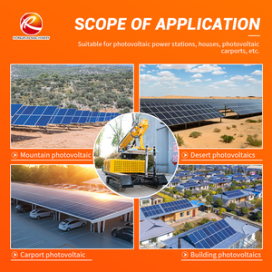 Universal Terrain Anpassungs fähigkeit Solarpanel-Installation maschine für den Gelände bau Photovoltaik-<span class=keywords><strong>Panel</strong></span>-Installation maschine - Product Image 4