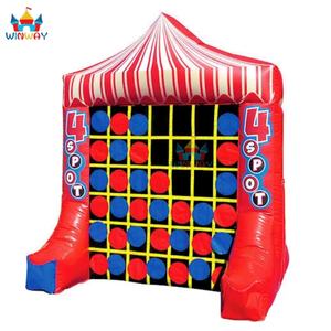 لعبة حفلات عملاقة 2 في 1 قابلة للنفخ، لعبة كرنفال خمسة في صف واحد، لعبة تيك تاك تو قابلة للنفخ للأطفال والكبار - Product Image 3