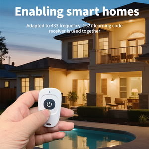 433mhz自動ドアリモートコントロールガレージドア警報システム1527学習コード自動機能付き - Product Image 6