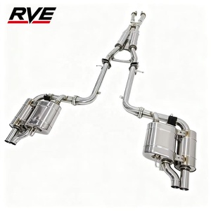 Système d'échappement RVE en stock, prêt à être expédié pour <span class=keywords><strong>Genesis</strong></span> G70 3.3T, en acier inoxydable 304, silencieux arrière avec valves, pièces de performance automobile - Product Image 3