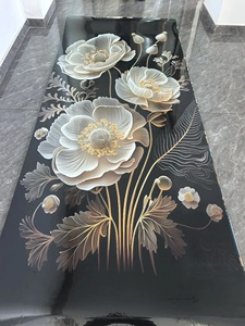 Nouvelle conception, autocollant mural en mousse IXPE imprimé en 3D, <span class=keywords><strong>papier</strong></span> <span class=keywords><strong>peint</strong></span> brillant, installation facile, panneaux muraux de rénovation pour murs anciens - Product Image 3