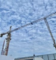 Grue à tour à plateforme plate haute performance de 12 tonnes pour un levage fluide et stable dans les travaux de construction en hauteur