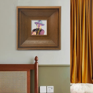 Sang trọng rộng Khung hình bằng gỗ khung thiết kế mới mộc mạc tường treo sơn dầu Gallery khung - Product Image 2