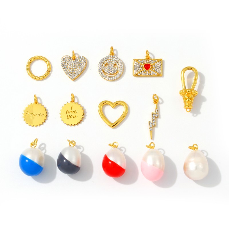 Customized Initials Letter Necklace 18k Gold