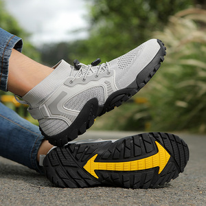 Chaussures de randonnée pour hommes, imperméables, respirantes, bottes de randonnée légères en maille, chaussures de marche, taille 40 41 42 43 44 45 - Product Image 2