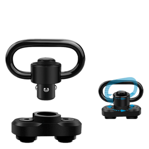 TYPHON <span class=keywords><strong>Two</strong></span> <span class=keywords><strong>Point</strong></span> Traditional QD Push Button Sling Mount 1,25 "2 <span class=keywords><strong>Point</strong></span> Sling Swivels Mounts Loop - Product Image 4