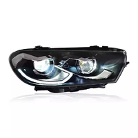 Nouveaux phares LED pour Scirocco 2008-2016, lentille de projecteur DRL, faisceau de route, 12V 70W, accessoires automobiles