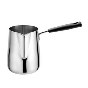 Stainless Steel Milk Pot 350ml 600ml 1000ml <b>Set</b> Spill Proof Round Shape For Home Use Solid Color - Product Image 5
