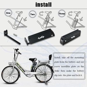 Batterie de vélo électrique E-Bike Silver Fish 24V 36V 48V 10Ah 15Ah 20Ah 25Ah, pack de batteries lithium pour vélo électrique - Product Image 5
