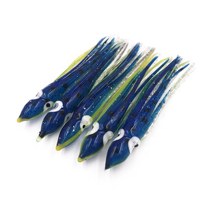 Señuelo de Pesca Artificial de PVC de 4.5 Pulgadas con Ojos 3D, 10g, para Pesca de Calamar y Pulpo, Ideal para Pesca de Grandes Peces - Product Image 3