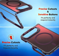 Coque de téléphone magnétique antichoc à effet laser dégradé pour iPhone Duo, compatible avec la charge sans fil pour Apple iPhone Duo, coque de téléphone effet caméléon