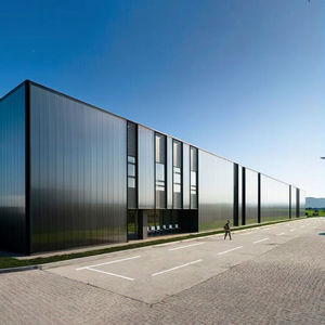 Officina prefabbricata di alta qualità della costruzione del metallo del grande spazio con il magazzino della struttura d'acciaio del piatto d'acciaio di colore - Product Image 1