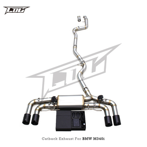 Échappement arrière Valvetronic personnalisé pour BMW M340i M440i B58 3.0T G20 G22 G26 2019-2026 en acier inoxydable poli SS304 de 1,5 mm - Product Image 5