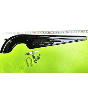 Protection de chaîne de vélo style rétro 26/28 pouces en métal, demi-garde-chaîne pour pièces de réparation de transmission par chaîne - Product Image 2