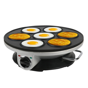 Máquina eléctrica para hacer hamburguesas de huevos asados, pasta de frijoles rojos, máquina para hacer pasteles, horno de crepé Dorayaki, tortitas, bistec, tortilla, sartén EU - Product Image 1