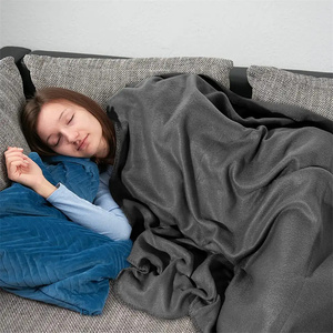 180gsm máy bay lông cừu chăn khuyến mại Tùy chỉnh in và logo soild giá rẻ cực <span class=keywords><strong>Fleece</strong></span> chăn - Product Image 5