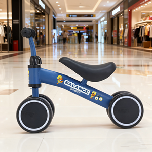 Vélo d'équilibre pour bébé et enfant, 4 roues, pour les enfants de <span class=keywords><strong>18</strong></span> <span class=keywords><strong>mois</strong></span> à 2 ans - Product Image 6