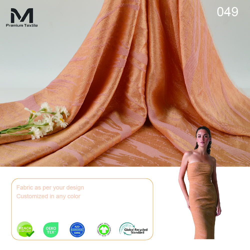 Durable OEKO-TEX Cotton Viscose Woven Fabric For Eco-Friendly Breathable Homewear And Sustainable Breathable 5403-049#
