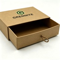 Boîte à cosmétiques écologiques haut de gamme - Boîte coulissante en papier kraft gaufré personnalisée avec fermeture magnétique pour crème pour le visage et crème pour les yeux