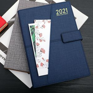 <span class=keywords><strong>2023</strong></span> <span class=keywords><strong>Agenda</strong></span> Journal A5 Journal carnet de notes imprimé PU couverture rigide avec grille pointillée 100 feuilles reliure à feuilles mobiles fournitures scolaires - Product Image 3