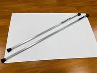 Barres de levage de cargaison en tube carré de qualité professionnelle pour remorque, avec anneaux soudés et système de fixation sur anneaux : Sûres, réglables et résistantes à la corrosion, Boxer Tools