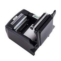 Impresora térmica de escritorio para facturas con cortador automático, impresora de tickets de puertos múltiples con papel térmico en stock