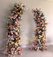 FAR020 Arche de mariage en gros avec support floral, arche florale artificielle pour décoration d'événements