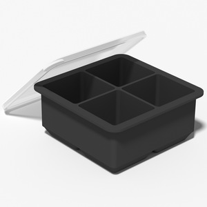 Moule à glaçons carré en silicone grand format, durable, avec logo personnalisé, pour la vente en gros - Product Image 6