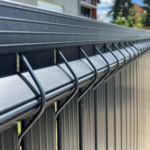 PVC occultation Kit cho cứng nhắc 3D dây lưới hàng rào tấm sự riêng tư thanh không thấm nước 3D mô hình cho vườn an ninh gió khối - Product Image 2