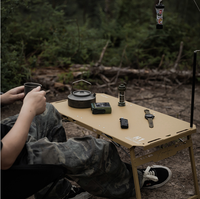 Table de camping pliable d'extérieur en alliage d'aluminium IGT, moderne, tactique, pour la plage, nouvelle