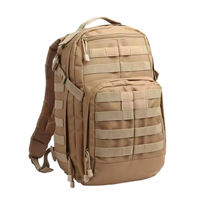 Sac à Dos Tactique Unisexe 25L Motif Coyote <span class=keywords><strong>900D</strong></span> PVC Doublure Oxford Matériel Fermeture à Glissière pour Assaut Extérieur Randonnée et Camping - Product Image 2