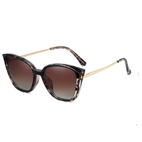 Lunettes de soleil magnétiques à clipser FANDIA TR90 91521, design personnalisé, unisexe, grande monture, polarisées, tendance