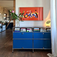 Armoire modulaire en acier inoxydable, taille et combinaison de couleurs personnalisées, idéale pour la chambre à coucher/le salon