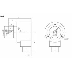 Encodeur rotatif Omron E6F-CWZ5G 1000P/R incrémental pour équipement mécanique - Product Image 5