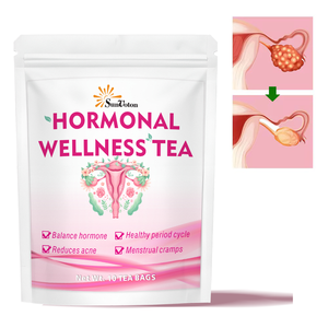 海外ベストセラー オーガニック レッドラズベリー スペアミント ジンジャー ハーブティーバッグ 100%天然植物由来 10ティーバッグ入り - Product Image 1