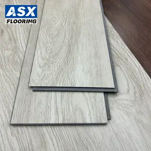 Wasserdichte Holz optik Lvt Click PVC-Bodenbelag Kosten pro Quadratfuß Bester Vinyl boden für Badezimmer